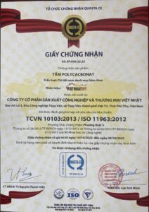 Chứng nhận hệ thống quản lý chất lượng Việt Nhật IPT 11